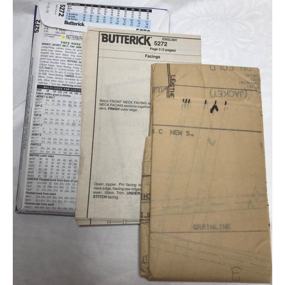 Butterick patterns - Picture 5 of 5